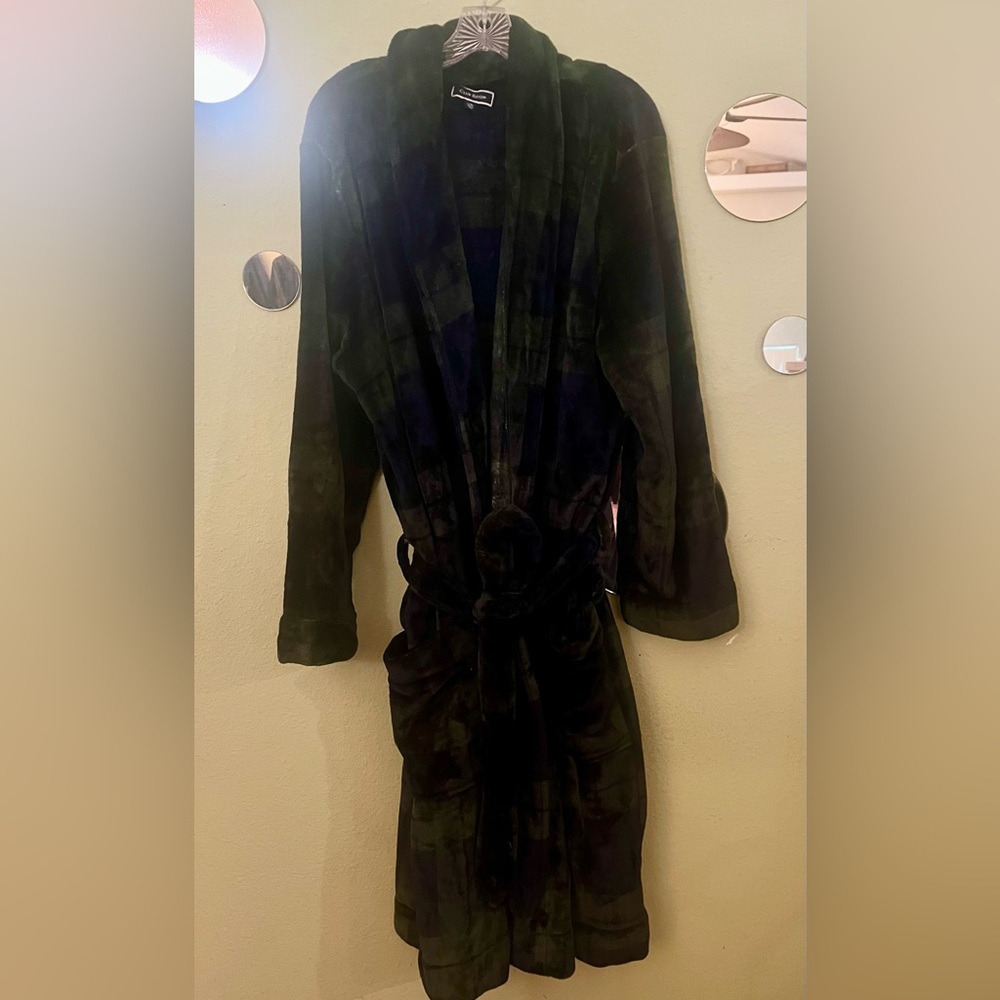 Club Room Men’s Soft Long Robe, Size XL